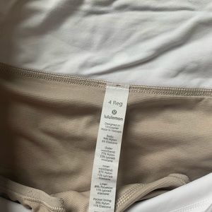 COPY - White lulu lemon 2 inch shorts